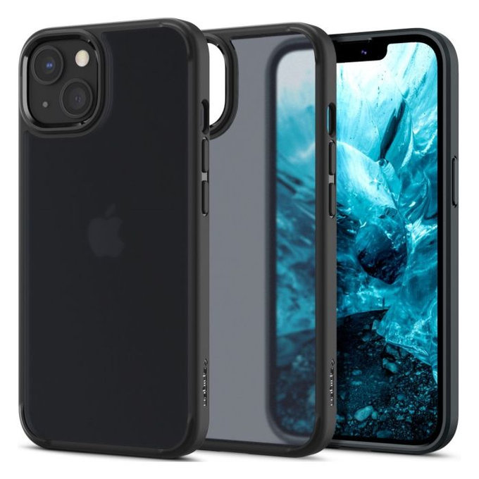 Spigen - Hülle Ultra Hybrid für iPhone 13, frost black