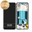 OnePlus Nord 2 5G - LCD Display + Touchscreen Front Glas + Rahmen (Grey Sierra) - 2011100360 Genuine Service Pack