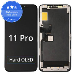 Apple iPhone 11 Pro - LCD Display + Touchscreen Front Glas + Rahmen Hard OLED FixPremium