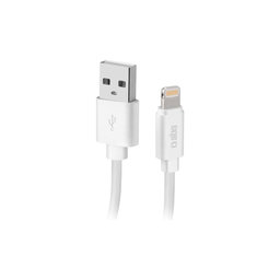 SBS - Lightning / USB Kabel (1m), weiß