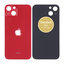 Apple iPhone 13 - Backcover Glas (Red)