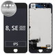 Apple iPhone 8, SE (2020), SE (2022) - LCD Display + Touchscreen Front Glas + Rahmen (Black) Refurbished PRO