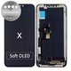 Apple iPhone X - LCD Display + Touchscreen Front Glas + Rahmen Refurbished PRO
