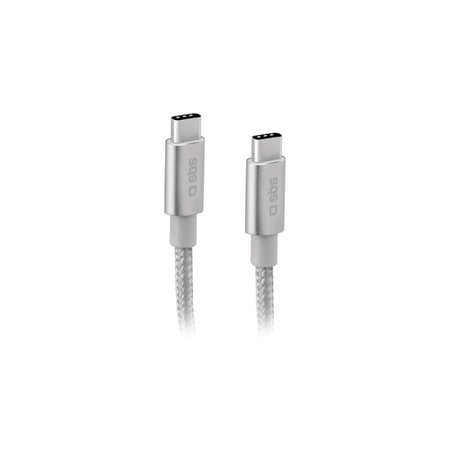 SBS - USB-C / USB-C Kabel (1.8m), grau