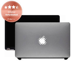 Apple MacBook Pro 13" A1989 (2018 - 2019) - LCD Display + Frontglas + Abdeckung (Space Gray) Original Refurbished