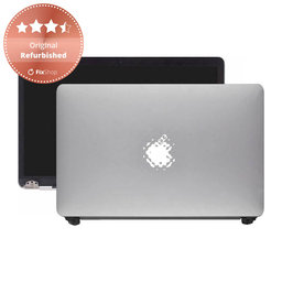 Apple MacBook Pro 13" A1989 (2018 - 2019) - LCD Display + Frontglas + Abdeckung (Silver) Original Refurbished