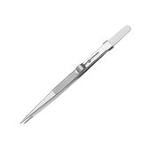 Professionelle Pinzette aus rostfreiem Stahl - gerade Spitze (163 mm)