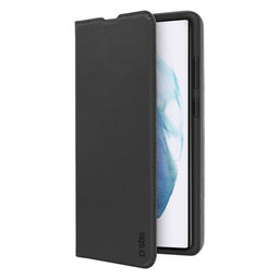 SBS - Fall Book Wallet Lite für Samsung Galaxy S22 Ultra, schwarz