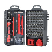 Kingsdun - Professionelles Schraubendreher-Set für iPhone 117in1 (Rote Ausgabe)