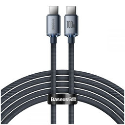 Baseus - USB-C / USB-C Kabel (2m), schwarz