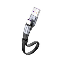 Baseus - USB-C / USB Kabel (0.23m), grau