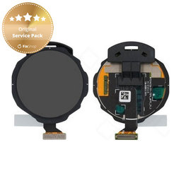 Samsung Galaxy Watch 4 Classic 46mm R895 - LCD Display + Touch Screen + Frame (Black) - GH96-14426A Genuine Service Pack