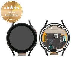 Samsung Galaxy Watch 4 44mm R870 R875 - LCD Display + Touchscreen Front Glas + Rahmen (Black) - GH97-26410A Genuine Service Pack