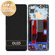 Oppo Find X2 Neo - LCD Display + Touch Screen + Frame (Starry Blue) - 4904018 Genuine Service Pack