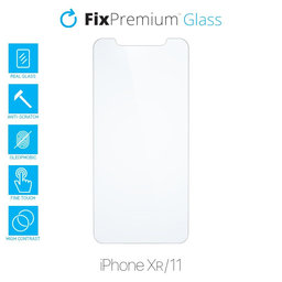 FixPremium Glass - Gehärtetes Glas für iPhone XR und 11