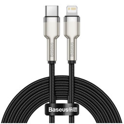 Baseus - Lightning / USB-C Kabel (2m), schwarz