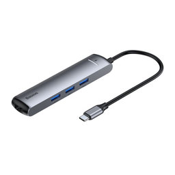 Baseus - USB-C Hub 6v1, grau