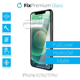 FixPremium HydroGel Matte - Displayschutzfolie für iPhone X, Xs und 11 Pro