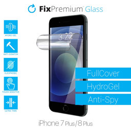 FixPremium HydroGel Anti-Spy - Displayschutzfolie für iPhone 7 Plus und 8 Plus