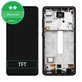 Samsung Galaxy A52 4G A525F - LCD Display + Touchscreen Front Glas + Rahmen (Awesome Black) TFT