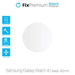 FixPremium Watch Protector - Gehärtetes Glas für Samsung Galaxy Watch 4 Classic 42mm