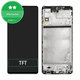 Samsung Galaxy M51 M515F - LCD Display + Touchscreen Front Glas + Rahmen (Celestial Black) TFT