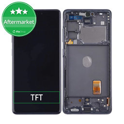 Samsung Galaxy S20 FE G780F - LCD Display + Touchscreen Front Glas + Rahmen (Black) TFT