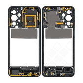 Samsung Galaxy A23 5G A236B - Mittlerer Rahmen (Awesome Black) - GH98-47823A Genuine Service Pack