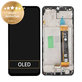 Samsung Galaxy A23 5G A236B - LCD Display + Touchscreen Front Glas + Rahmen (Black) - GH82-29734A, GH82-29735A Genuine Service Pack