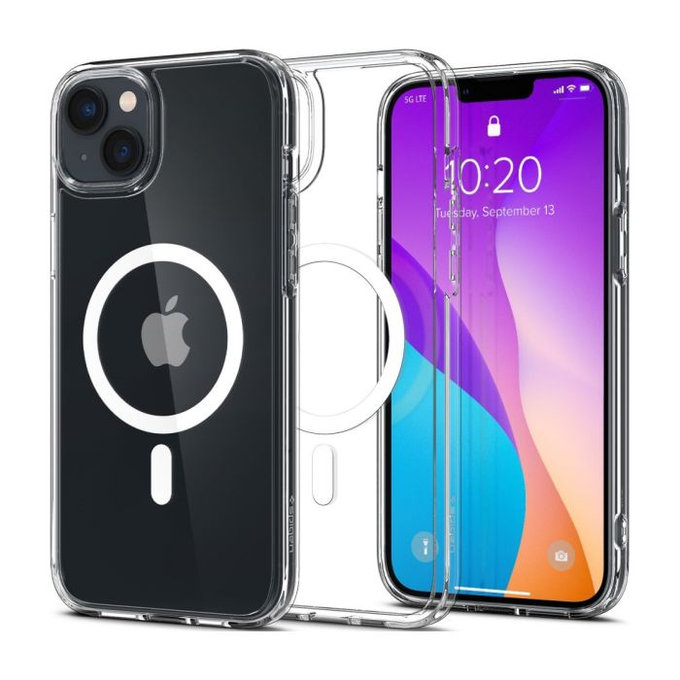 Spigen - Hülle Ultra Hybrid mit MagSafe für iPhone 14 Plus, weiss