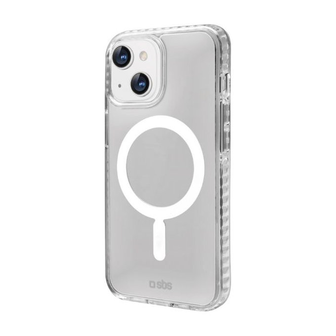 SBS - Fall Force Mag mit MagSafe für iPhone 14, transparent