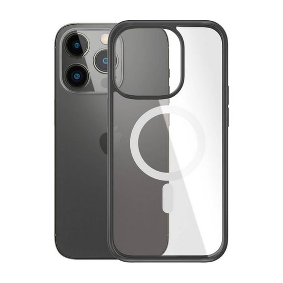 PanzerGlass - Hülle ClearCase mit MagSafe für iPhone 14 Pro, schwarz