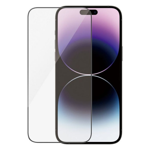 PanzerGlass - Gehärtetes Glas UWF mit aplikator für iPhone 14 Pro Max, schwarz