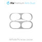 FixPremium - Staubaufkleber für AirPods Pro, silber