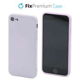 FixPremium - Silikonhülle für iPhone 7, 8, SE 2020 und SE 2022, violett