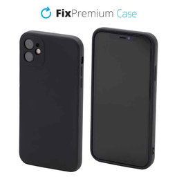 FixPremium - Silikonhülle für iPhone 11, schwarz
