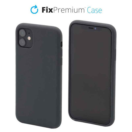 FixPremium - Silikonhülle für iPhone 11, space grey