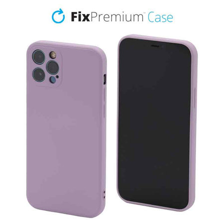 FixPremium - Silikonhülle für iPhone 12 Pro, violett