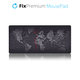 FixPremium - Maus und Tastatur Pad mit Kartenthema, schwarz