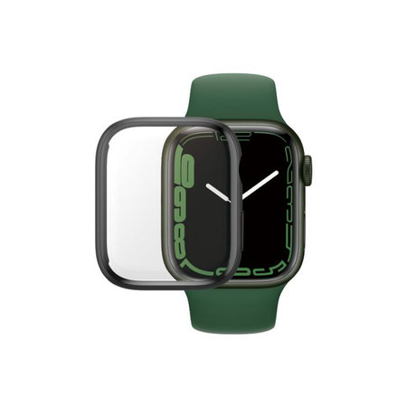 PanzerGlass - Gehärtetes Glas Full Body AB für Apple Watch 7, 8 und 9 41mm, schwarz