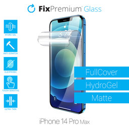 FixPremium HydroGel Matte - Displayschutzfolie für iPhone 14 Pro Max