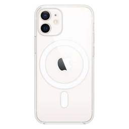 FixPremium - Silikonhülle mit MagSafe für iPhone 12 mini, transparent