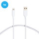 Lightning / USB kabel, 1 m, kompatibel mit Apple, bulk