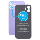 Apple iPhone 12 Mini - Backcover Glas Vergrössertes Ringloch für die Kamera (Purple)