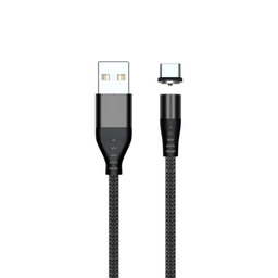 FixPremium - USB-C / USB Magnetisches Kabel (1m), schwarz