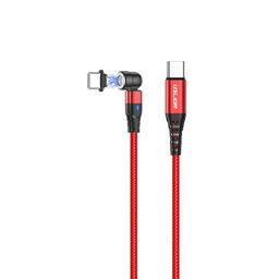 FixPremium - USB-C / USB-C Magnetisches Kabel (1m), rot