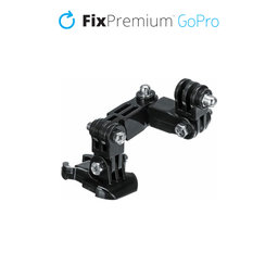 FixPremium - Dreiarmiger Halter für GoPro, schwarz