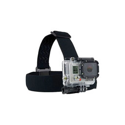 FixPremium - Kopfhalter für GoPro, schwarz