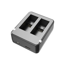 FixPremium - Ladestation für 2 GoPro Batterien, schwarz