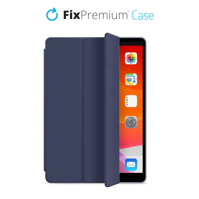 FixPremium - Abdichtende Silikonhülle für iPad 10.2 (7th, 8th, 9th Gen), blau